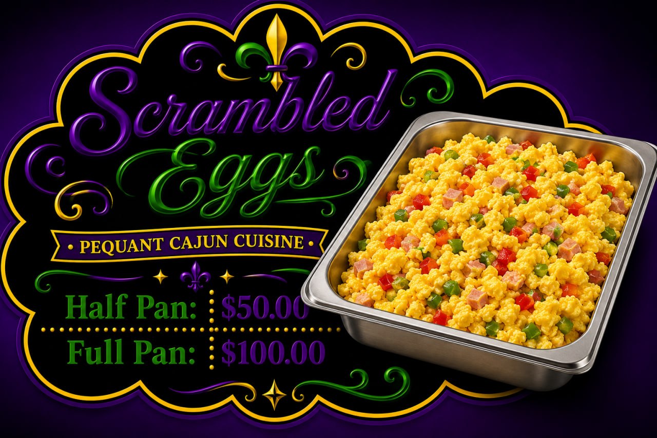 Cajun Eggs with Ham & Bell Peppers