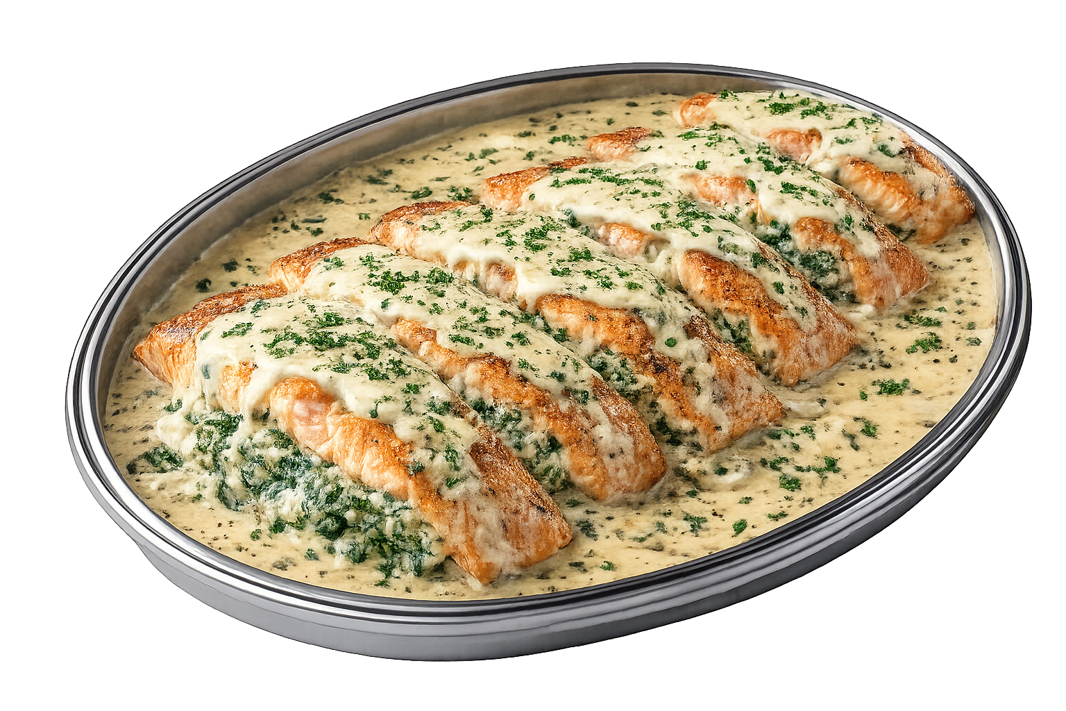 Spinach Stuffed Salmon