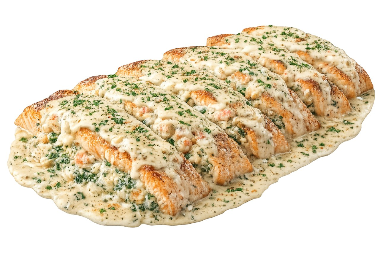 Seafood Stuffed Salmon