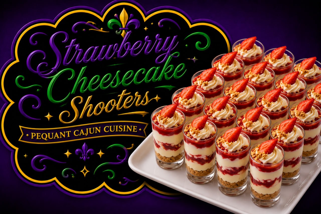 Strawberry Cheesecake Shooters