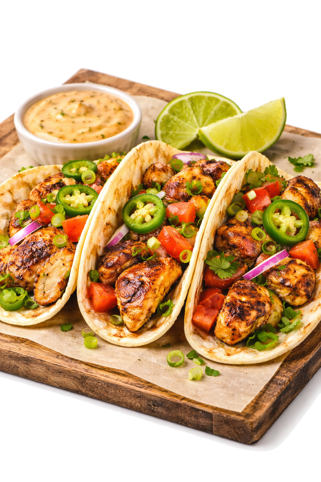 Blackened Cajun Chicken Tacos