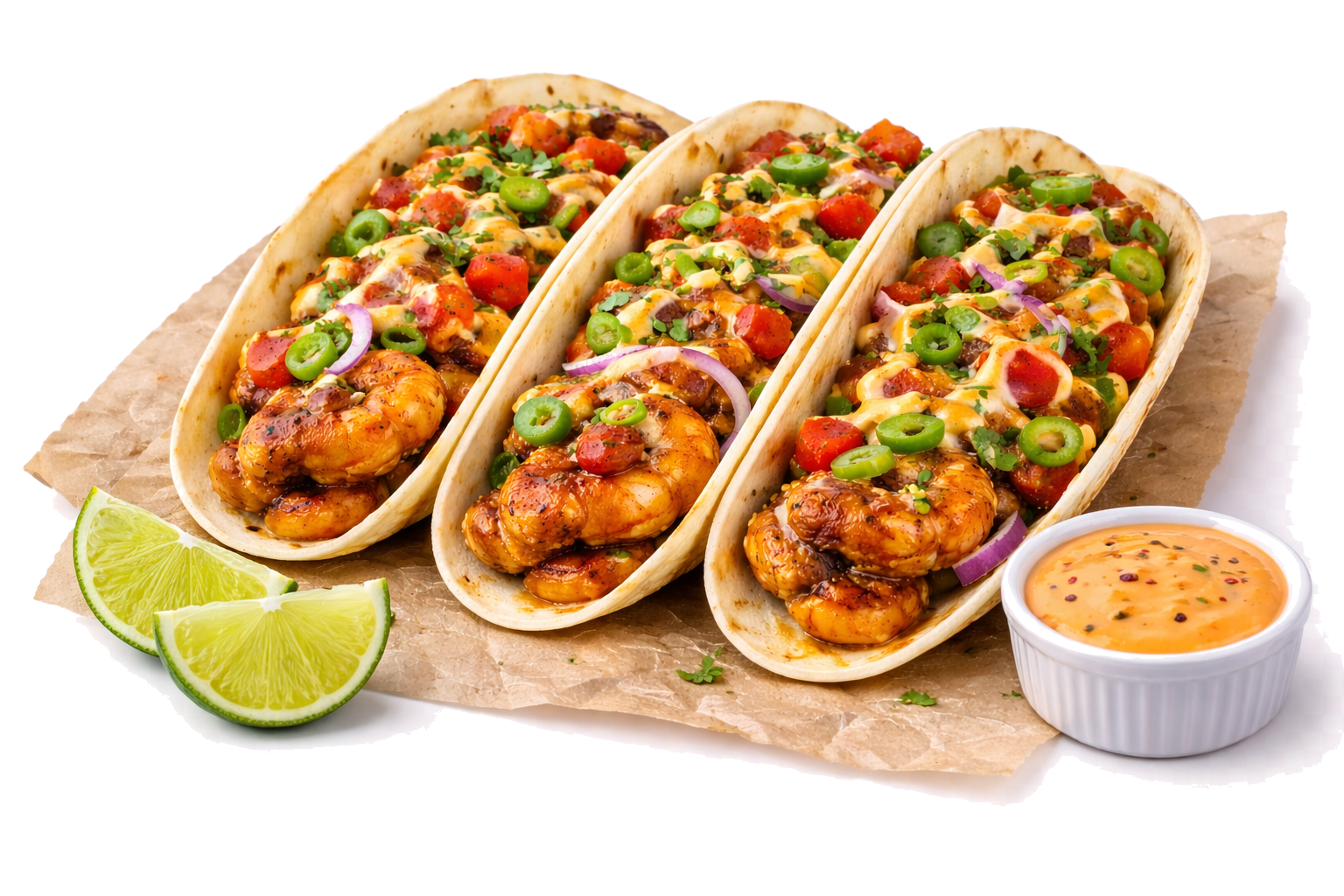 Blackened Cajun Shrimp Tacos