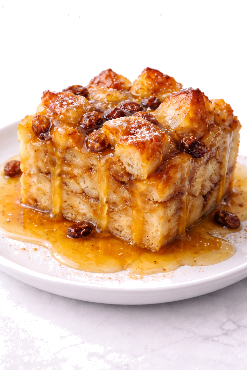 Bread Pudding with Rum Sauce