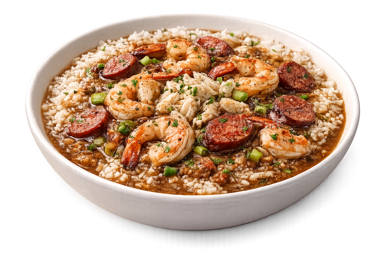 PeQuant Seafood Gumbo